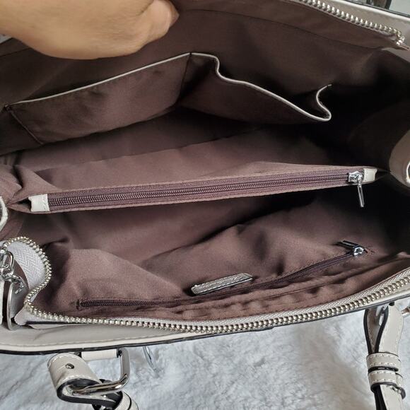 Bostanten Nevin Structured Leather Shoulder Tote Bag - Picture 7 of 12